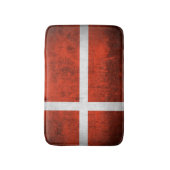 Schmutz-Flagge von Dänemark Badematte (Vorderseite Vertikal)