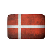 Schmutz-Flagge von Dänemark Badematte (Vorderseite)