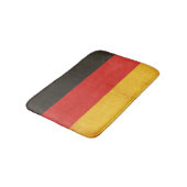 Schmutz-Flagge von Deutschland Badematte (Schrägansicht)