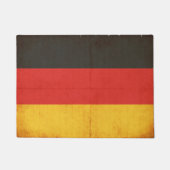 Schmutz-Flagge von Deutschland Fußmatte (Vorderseite)