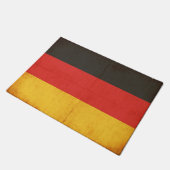Schmutz-Flagge von Deutschland Fußmatte (Schrägansicht)