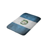 Schmutz-Flagge von Guatemala Badematte (Schrägansicht)