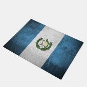 Schmutz-Flagge von Guatemala Fußmatte (Schrägansicht)