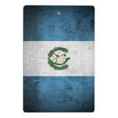 Schmutz-Flagge von Guatemala Mini Klemmbrett (Rückseite)
