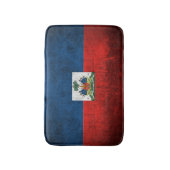 Schmutz-Flagge von Haiti Badematte (Vorderseite Vertikal)