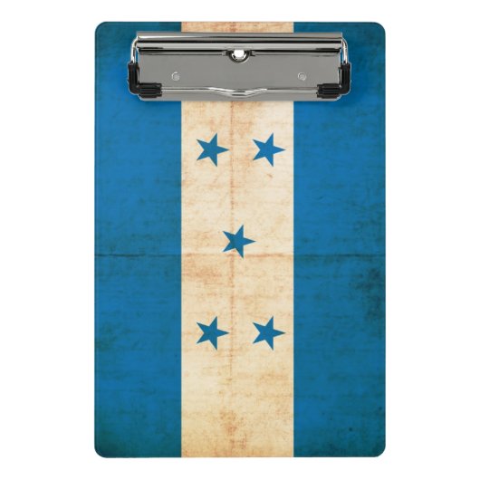 Schmutz-Flagge von Honduras Mini Klemmbrett (Vorderseite)