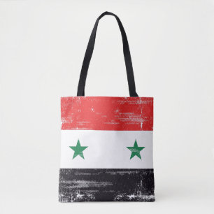 Schmutz-Flagge von Syrien Tasche