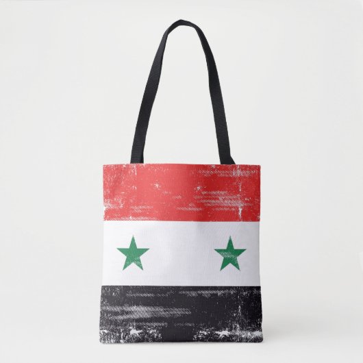 Schmutz-Flagge von Syrien Tasche (Vorderseite)