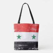 Schmutz-Flagge von Syrien Tasche (Rückseite)