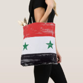 Schmutz-Flagge von Syrien Tasche (Von Nahem)