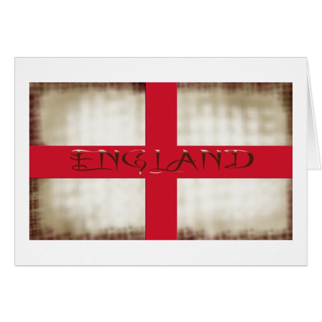 Schmutz-Flaggen-St- Georgekreuz Englands (Vorderseite (Horizontal))