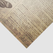 Schmutz-französische Wörterbuch-Seite Seidenpapier (Detail)