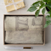 Schmutz-französische Wörterbuch-Seite Seidenpapier (Geschenk)