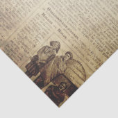 Schmutz-französische Wörterbuch-Seite Seidenpapier (Detail)