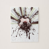 Schmutz-Fußball Puzzle (Vertikal)