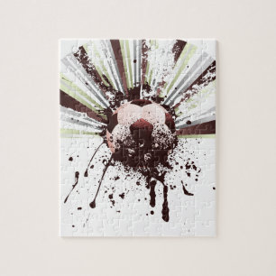 Schmutz-Fußball Puzzle