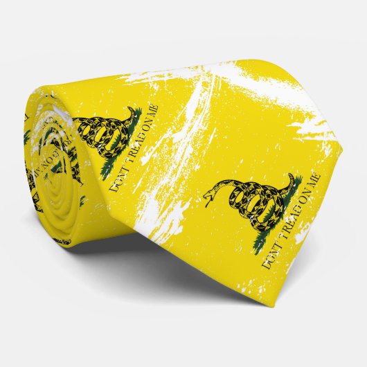 Schmutz-Gadsden-Flagge Krawatte (Gerollt)