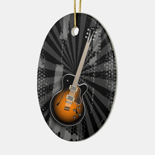 Schmutz-Gitarren-Verzierung Keramikornament (Links)