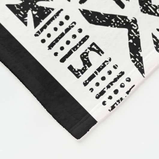 Schmutz Grunge sieht groß aus Fleecedecke (Ecke)