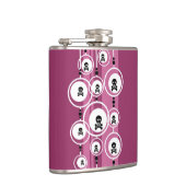 Schmutz-Hintergrund Flachmann (Rechts)