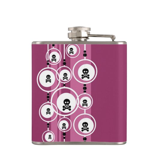 Schmutz-Hintergrund Flachmann (Rückseite)