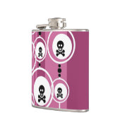 Schmutz-Hintergrund Flachmann (Links)