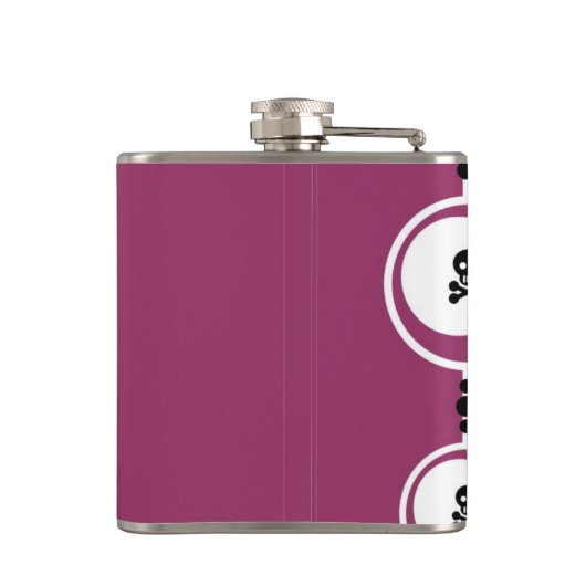 Schmutz-Hintergrund Flachmann (Rückseite)