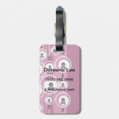 Schmutz-Hintergrund Gepäckanhänger (Rückseite vertikal)