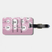 Schmutz-Hintergrund Gepäckanhänger (Rückseite horizontal)