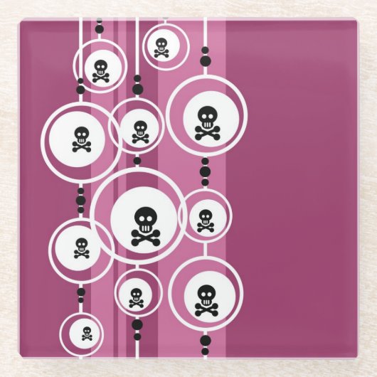 Schmutz-Hintergrund Glasuntersetzer (Vorderseite)