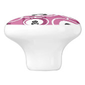 Schmutz-Hintergrund Keramikknauf (Seitenansicht)