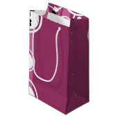Schmutz-Hintergrund Kleine Geschenktüte (Vorderseite Schrägansicht)