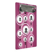 Schmutz-Hintergrund Mini Klemmbrett (Schrägansicht)