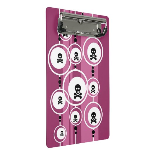 Schmutz-Hintergrund Mini Klemmbrett (Schrägansicht)