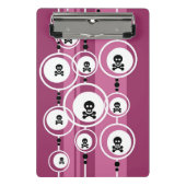 Schmutz-Hintergrund Mini Klemmbrett (Vorderseite)