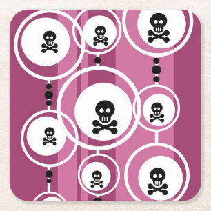 Schmutz-Hintergrund Rechteckiger Pappuntersetzer