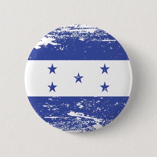 Schmutz-Honduras-Flagge Button (Vorderseite)