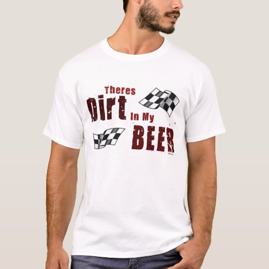 Schmutz im Bier-Rot T-Shirt (Vorderseite)