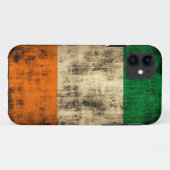 Schmutz-Iren-Flagge Case-Mate iPhone Hülle (Rückseite (Horizontal))