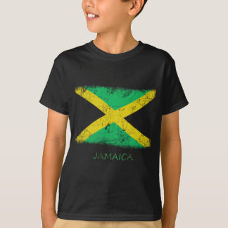 Schmutz-Jamaika-Flagge T-Shirt