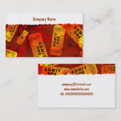 Schmutz-Karten Visitenkarte (Vorne/Hinten)