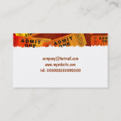 Schmutz-Karten Visitenkarte (Rückseite)