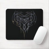 Schmutz-keltischer Herz-Knoten Mousepad (Mit Mouse)