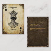 Schmutz-König der Spaten Visitenkarte (Vorne/Hinten)