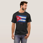 Schmutz-Kuba-Flagge T-Shirt (Vorne ganz)
