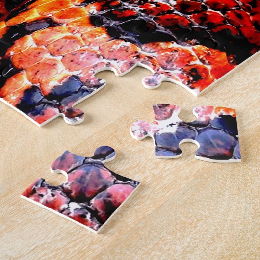 Schmutz-Mais-Schlange umwickelt Puzzle (Seite)