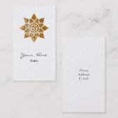 Schmutz-Mandala Visitenkarte (Vorne/Hinten)