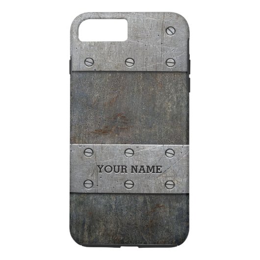 Schmutz-Metallblick starke iPhone 7 Plusfall Case-Mate iPhone Hülle (Rückseite)