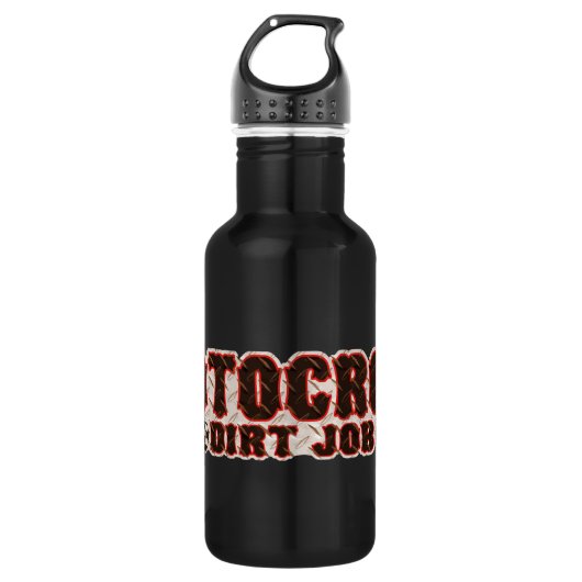 Schmutz moto edelstahlflasche (Vorderseite)
