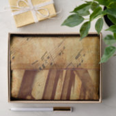 Schmutz-Musik-Blatt-Klavier-Schlüssel Seidenpapier (Geschenk)